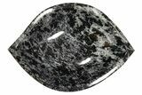 Polished Indigo Gabbro Bowl - Madagascar #302632-2